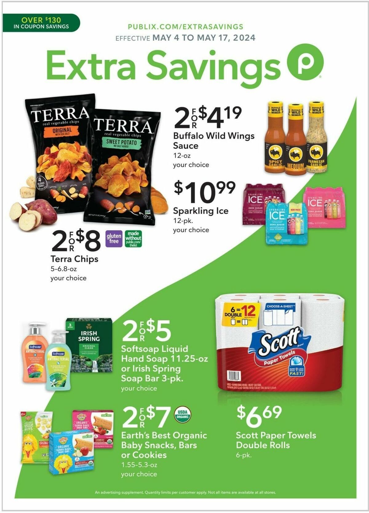 Publix Extra Savings Weekly Ad from May 4
