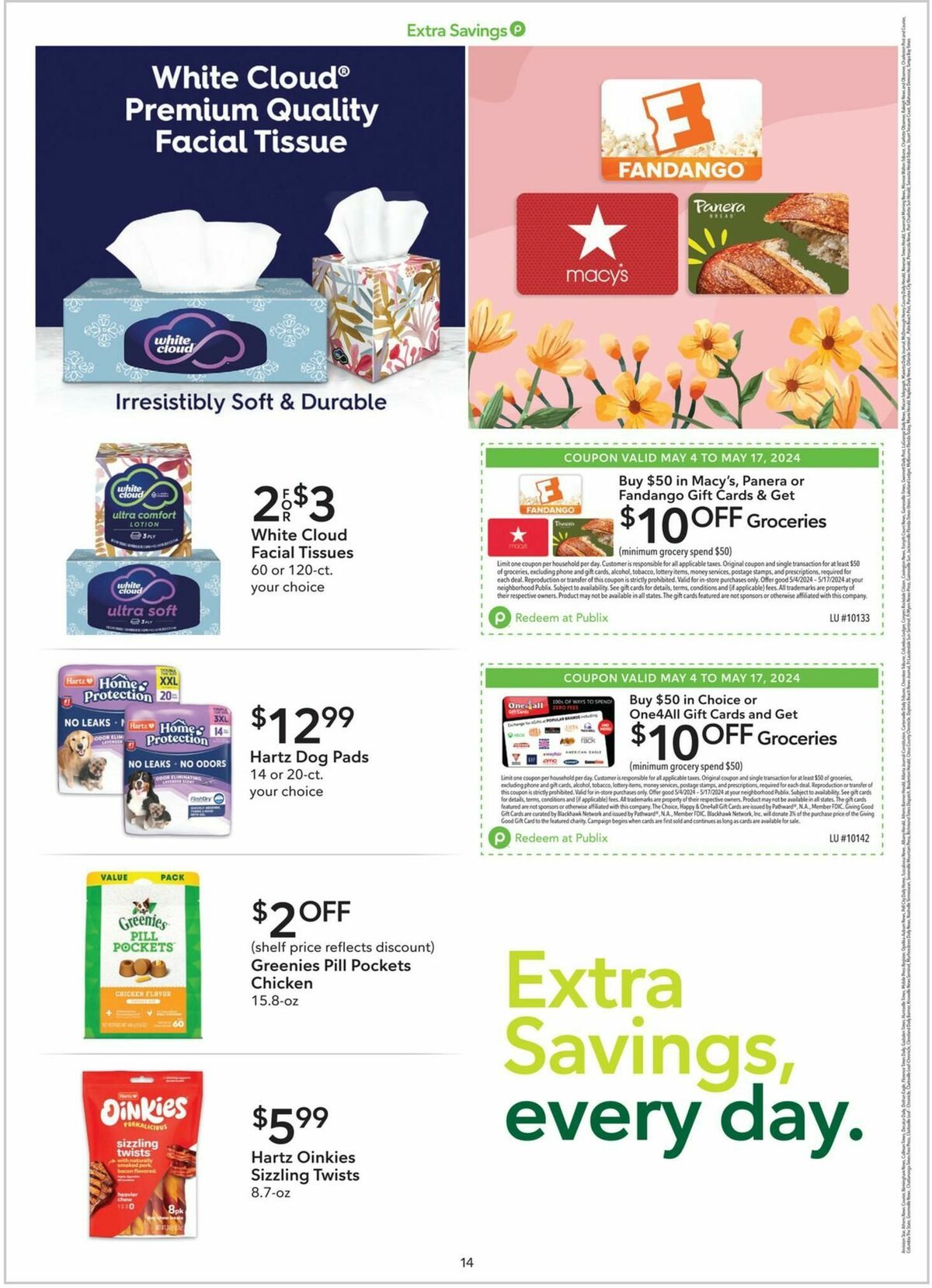 Publix Extra Savings Weekly Ad from May 4