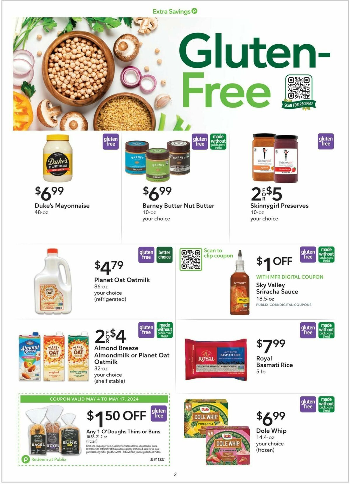 Publix Extra Savings Weekly Ad from May 4
