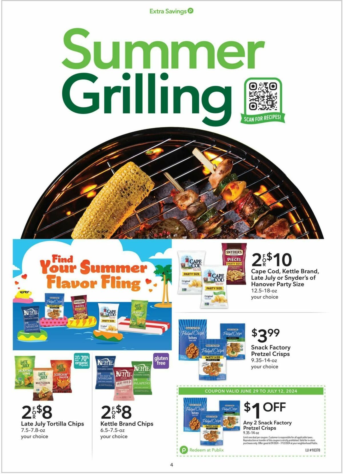 Publix Extra Savings Weekly Ad from June 29