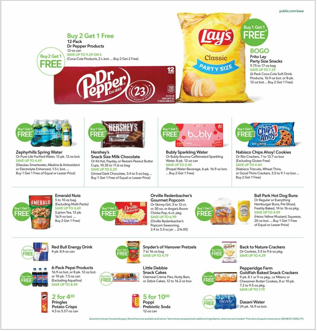 Publix Weekly Ad from August 7