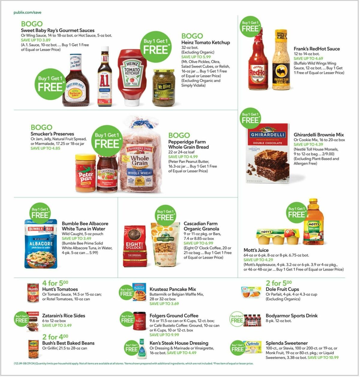 Publix Weekly Ad from August 28