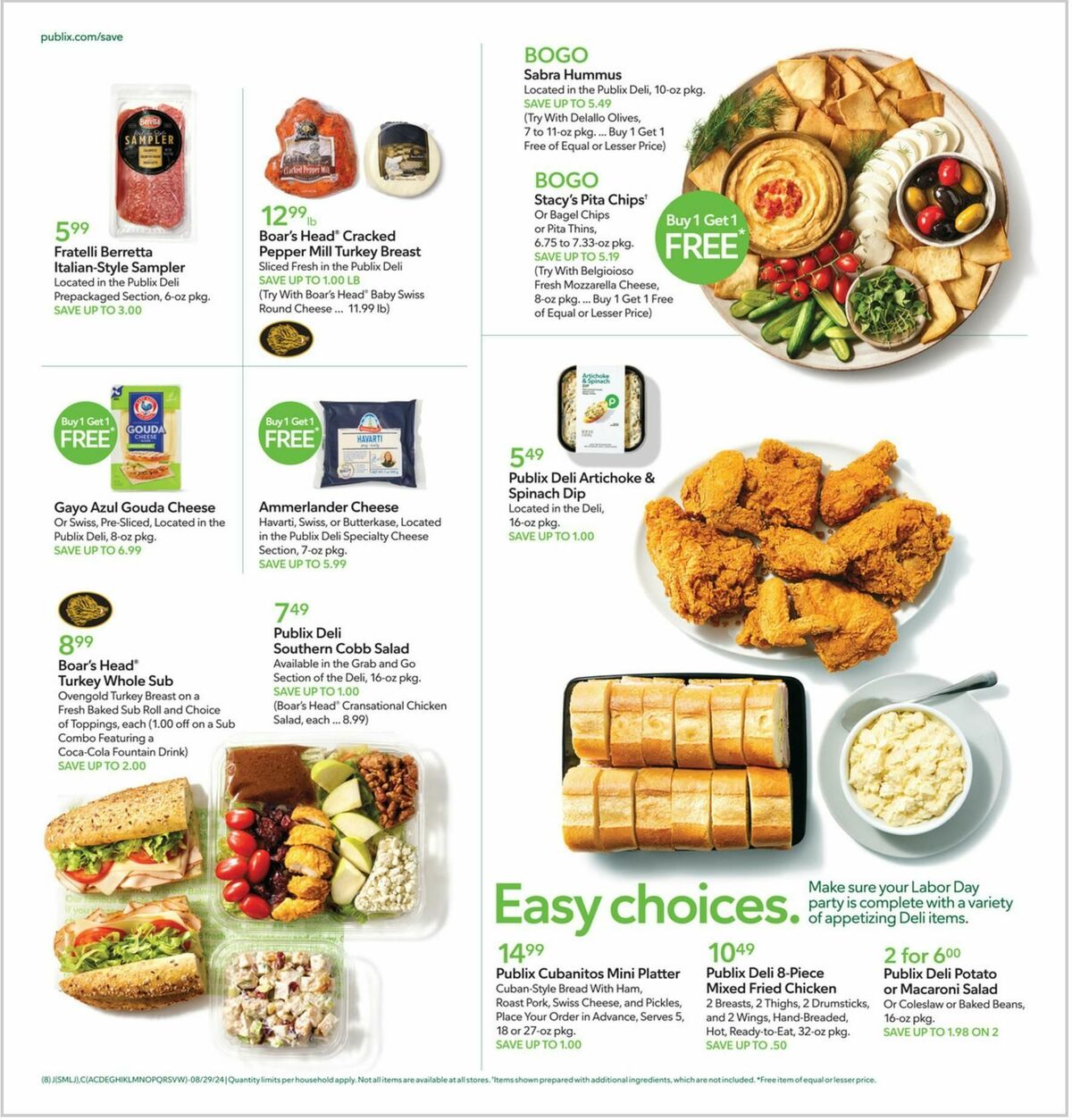 Publix Weekly Ad from August 28