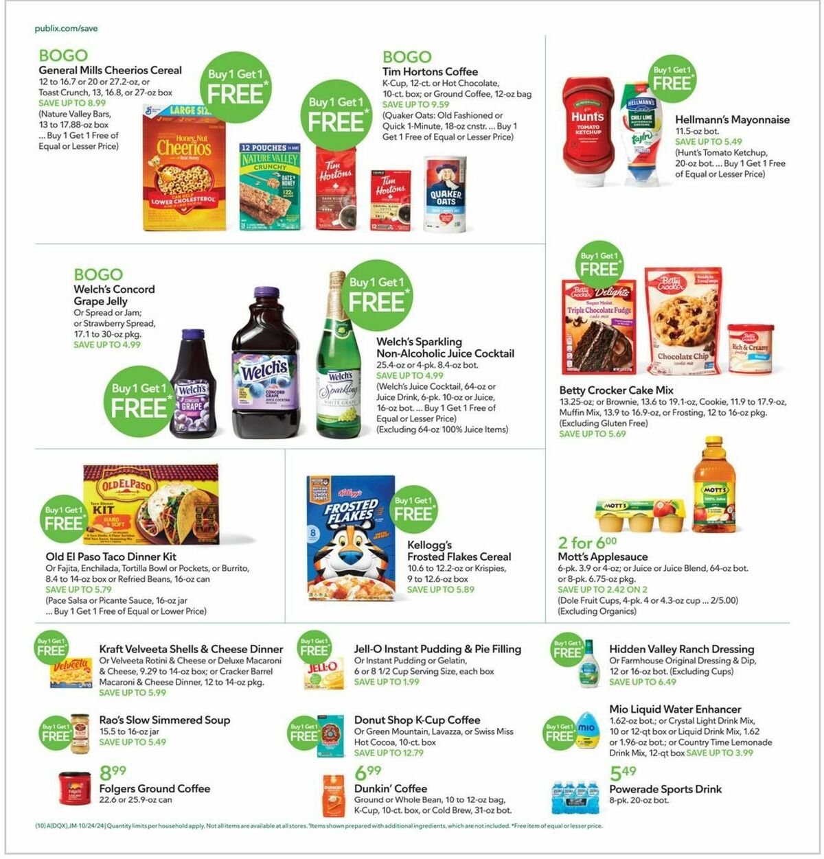 Publix Weekly Ad from October 22