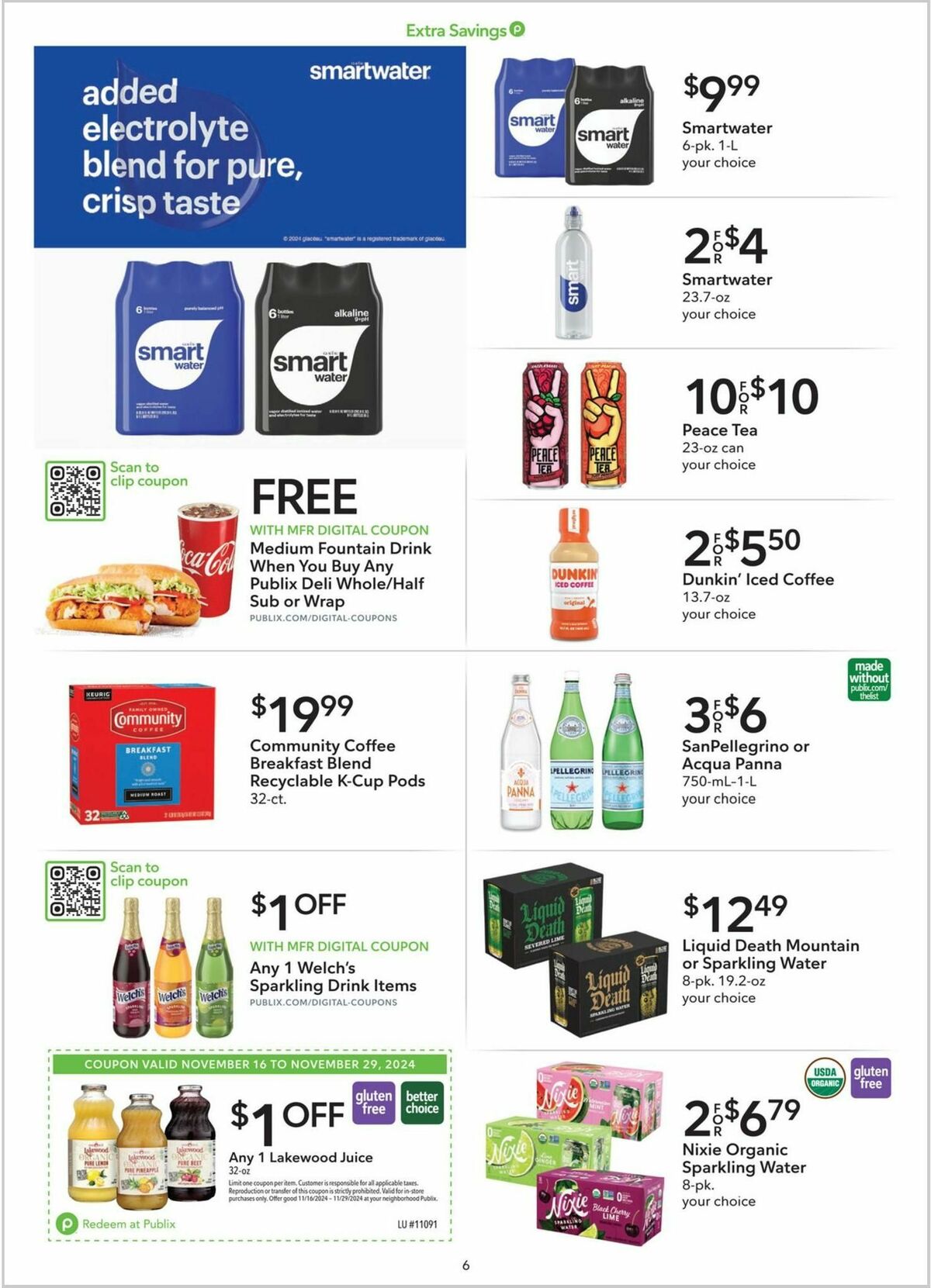 Publix Weekly Ad from November 16