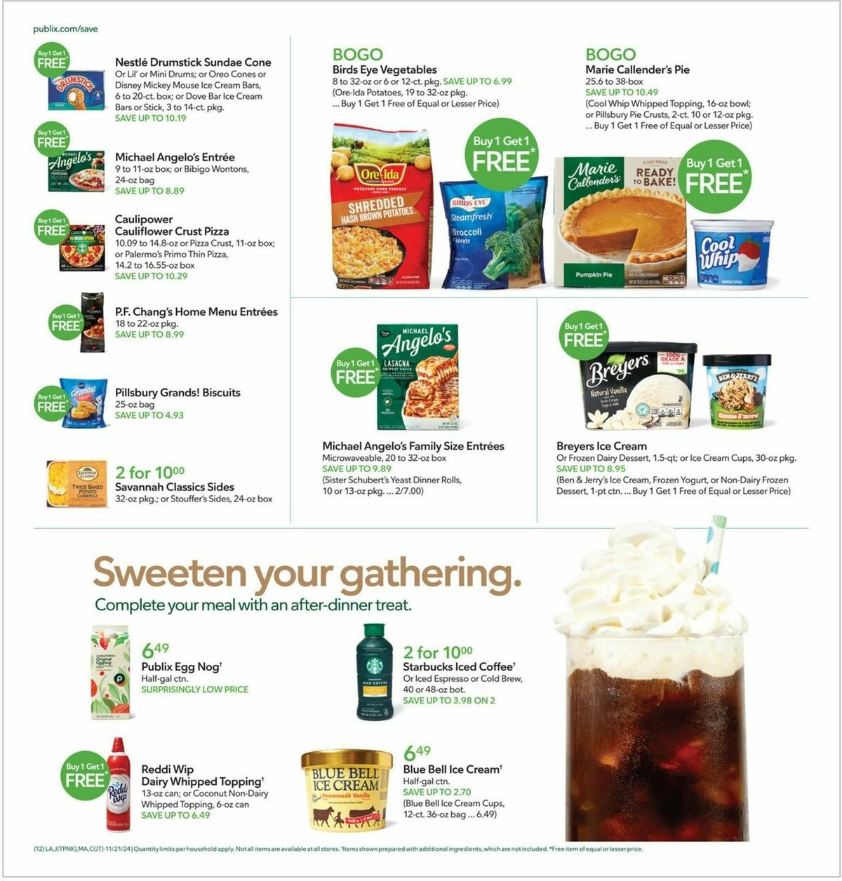 Publix Weekly Ad from November 21