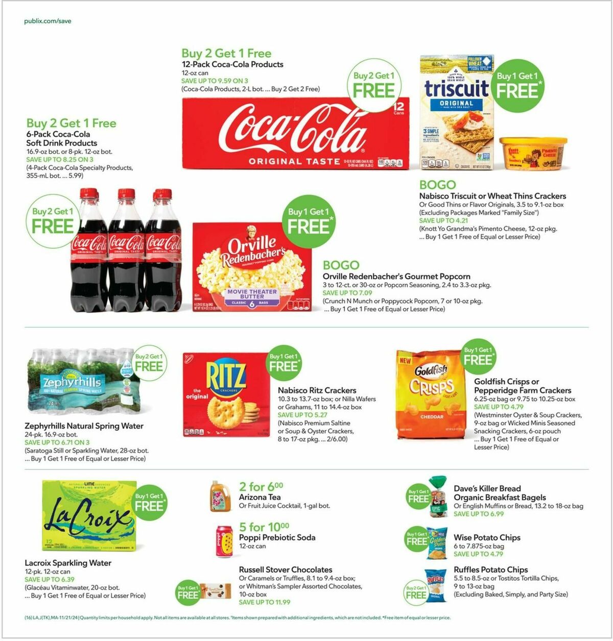 Publix Weekly Ad from November 21