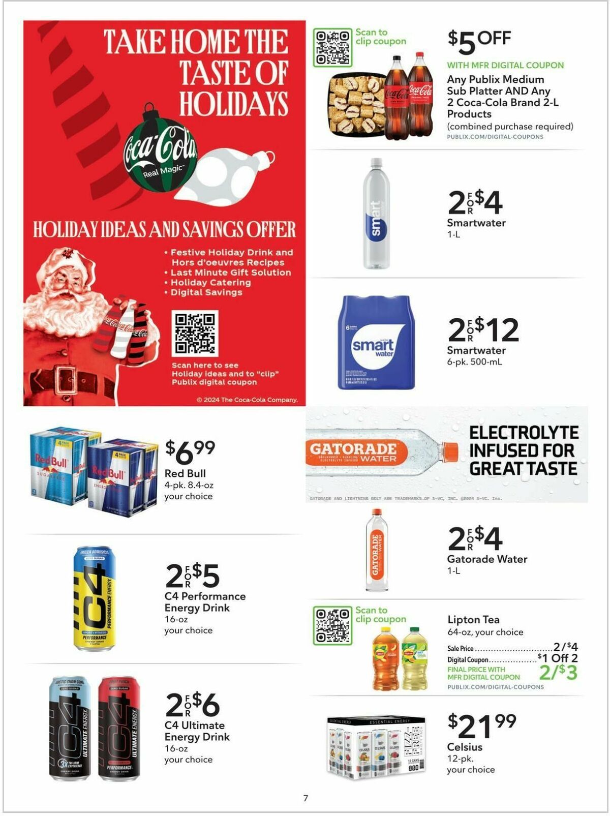 Publix Extra Savings Weekly Ad from November 30
