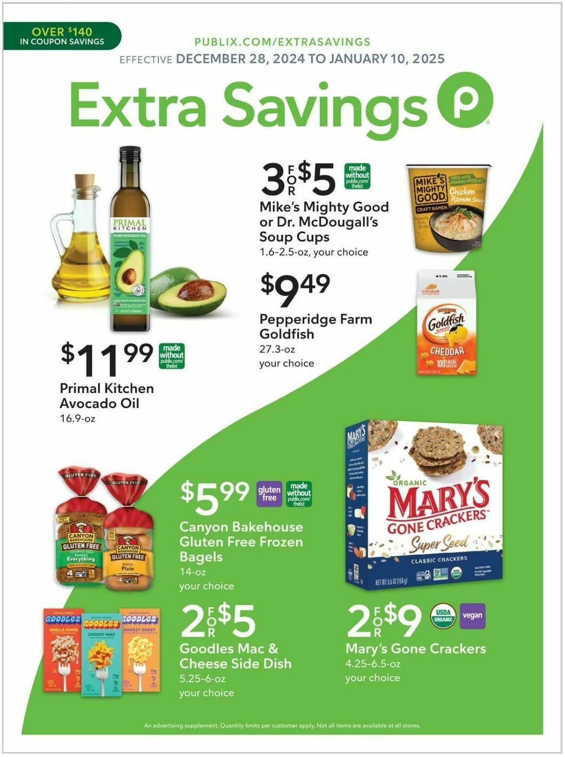 Publix Extra Savings Weekly Ad from December 28
