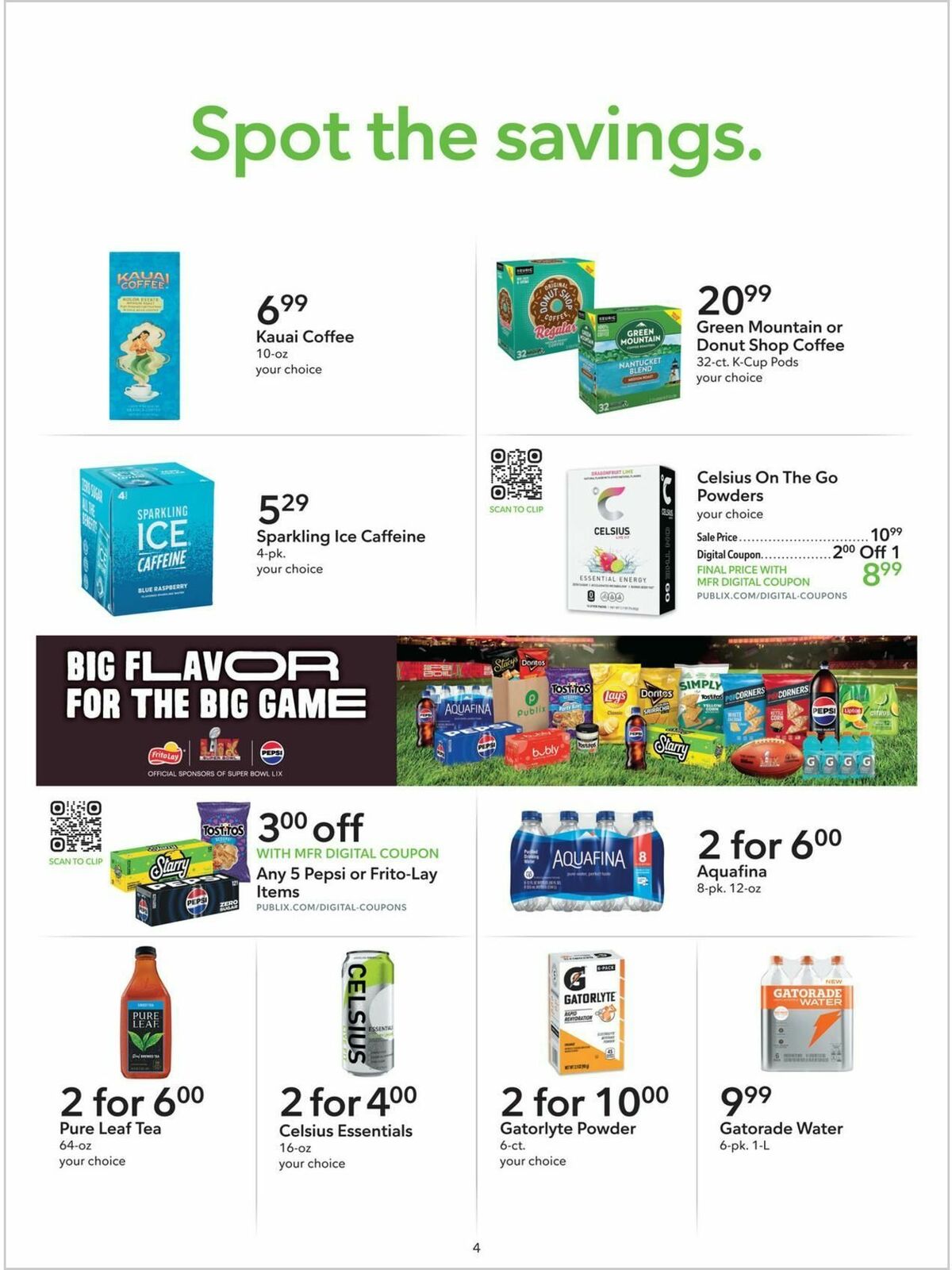 Publix Extra Savings Weekly Ad from January 11