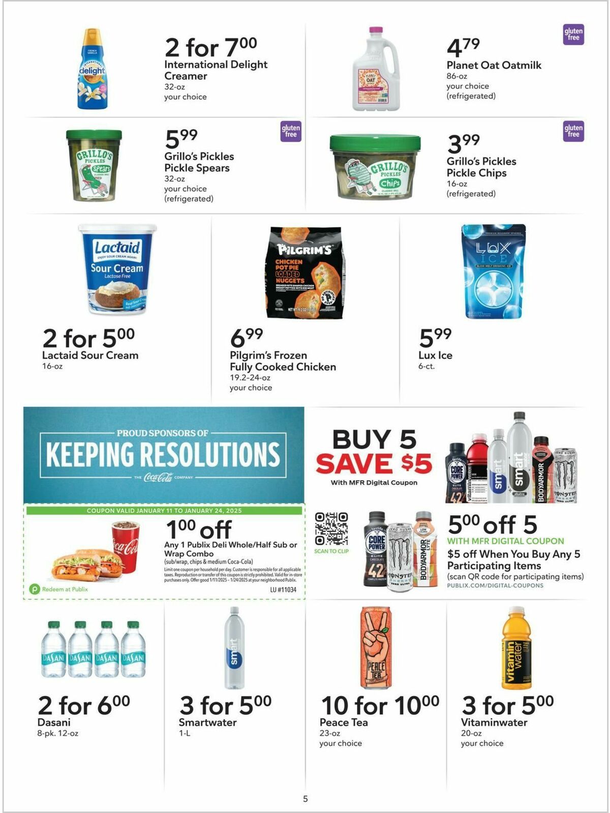 Publix Extra Savings Weekly Ad from January 11