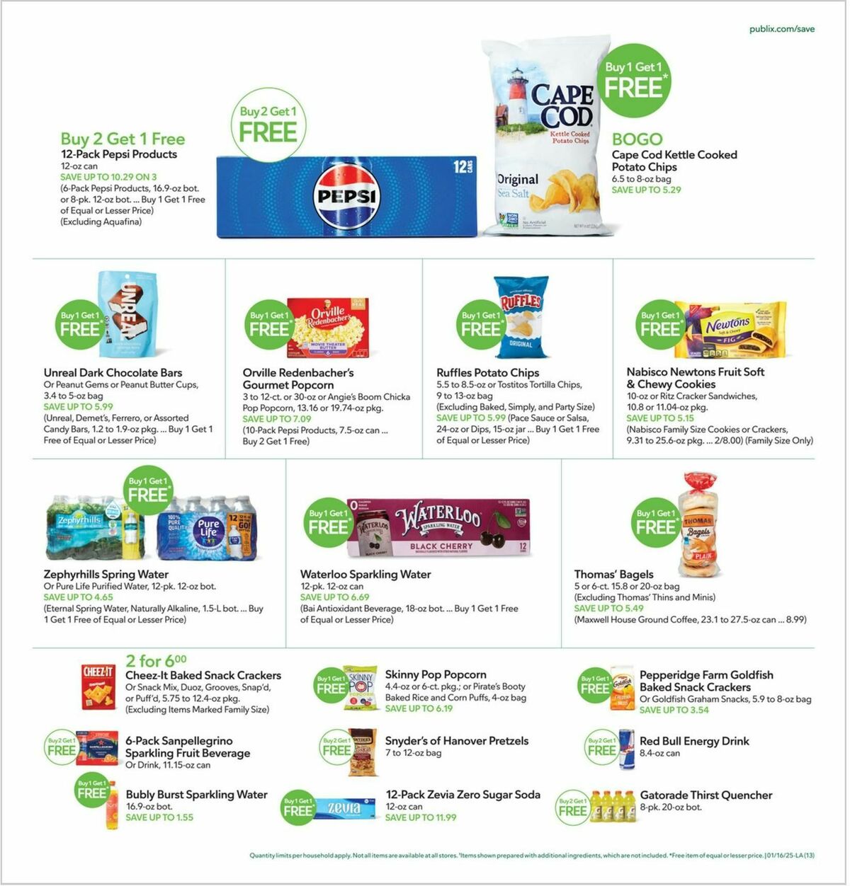 Publix Weekly Ad from January 16