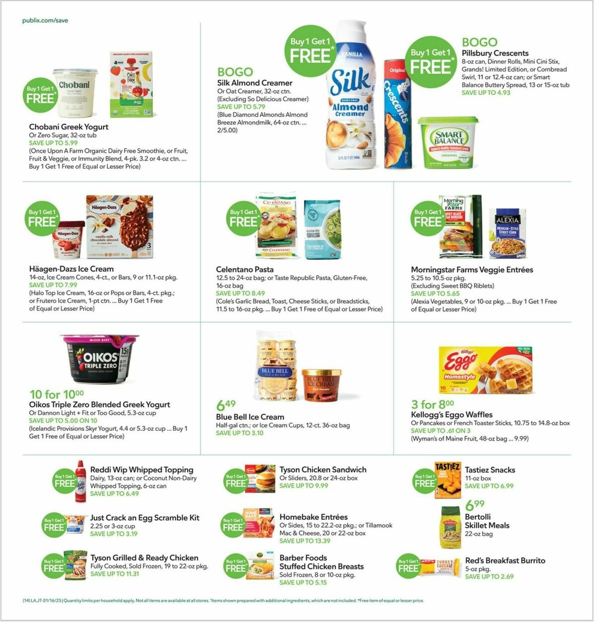 Publix Weekly Ad from January 16