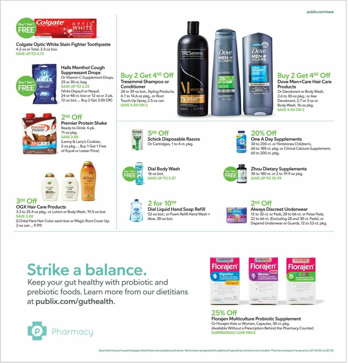 Publix Weekly Ad from January 16