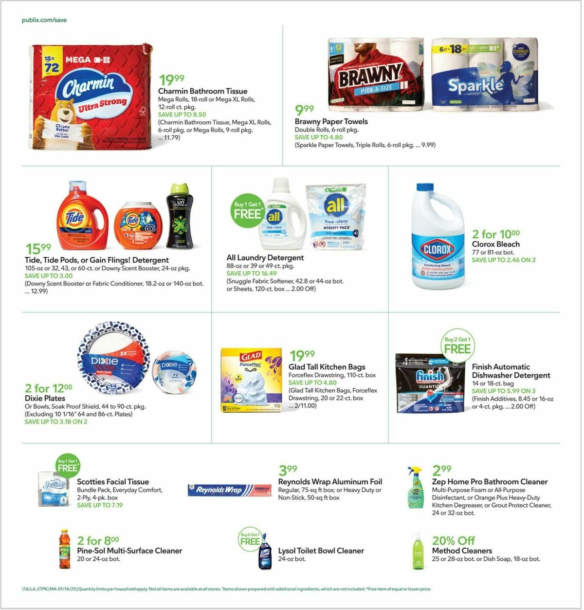 Publix Weekly Ad from January 16