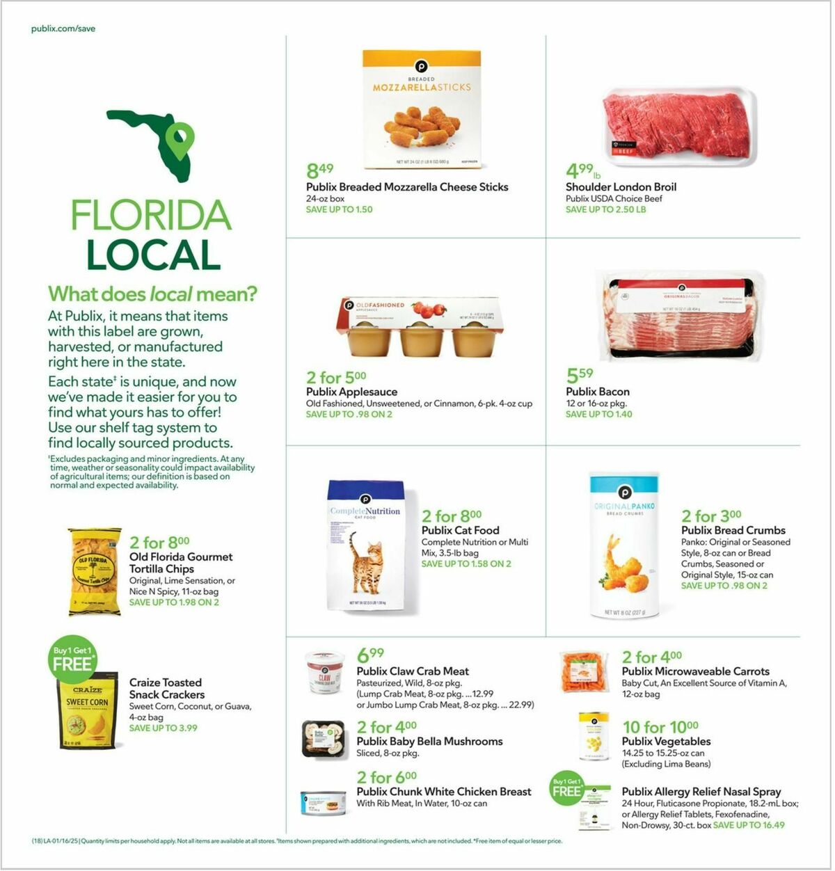 Publix Weekly Ad from January 16