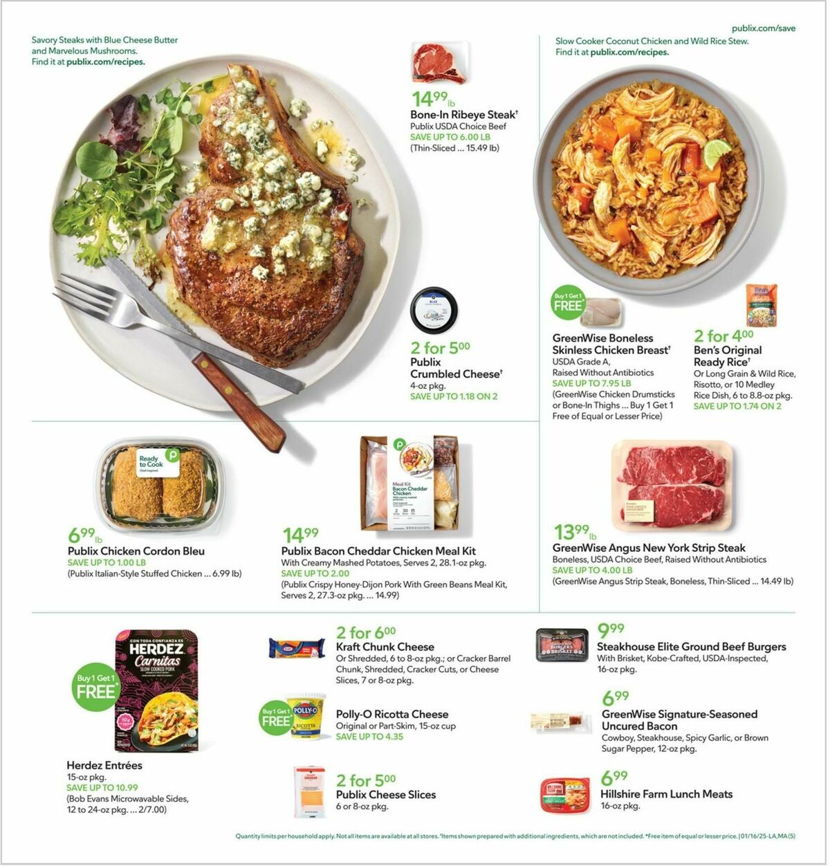 Publix Weekly Ad from January 16