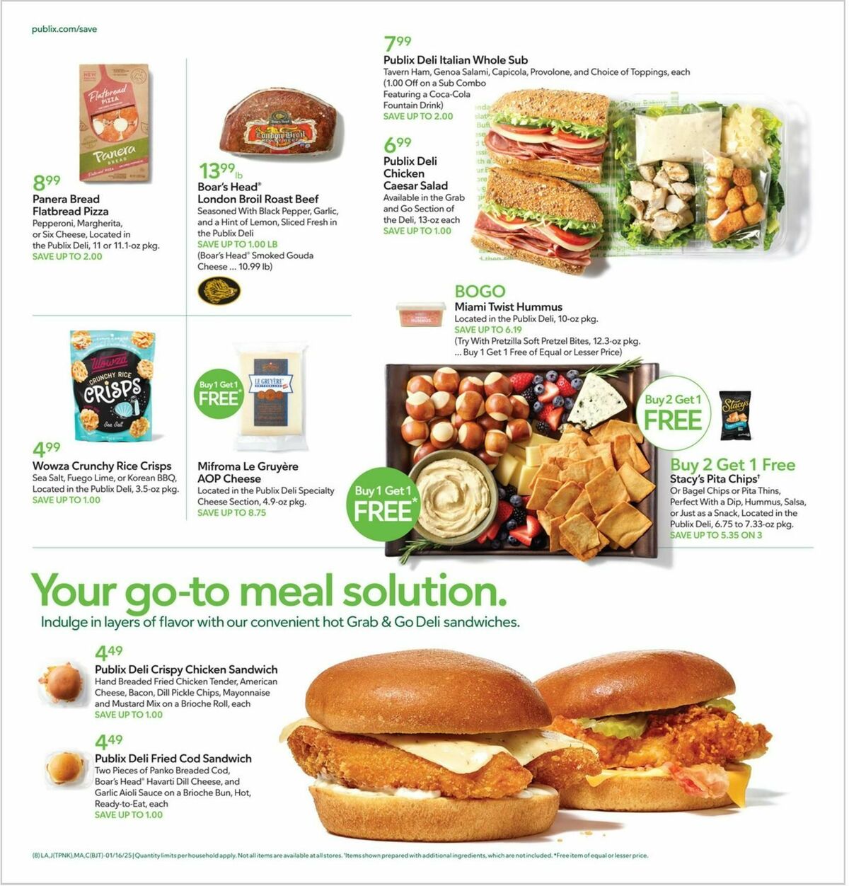 Publix Weekly Ad from January 16