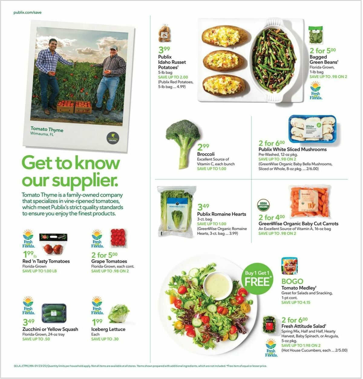 Publix Weekly Ad from January 23