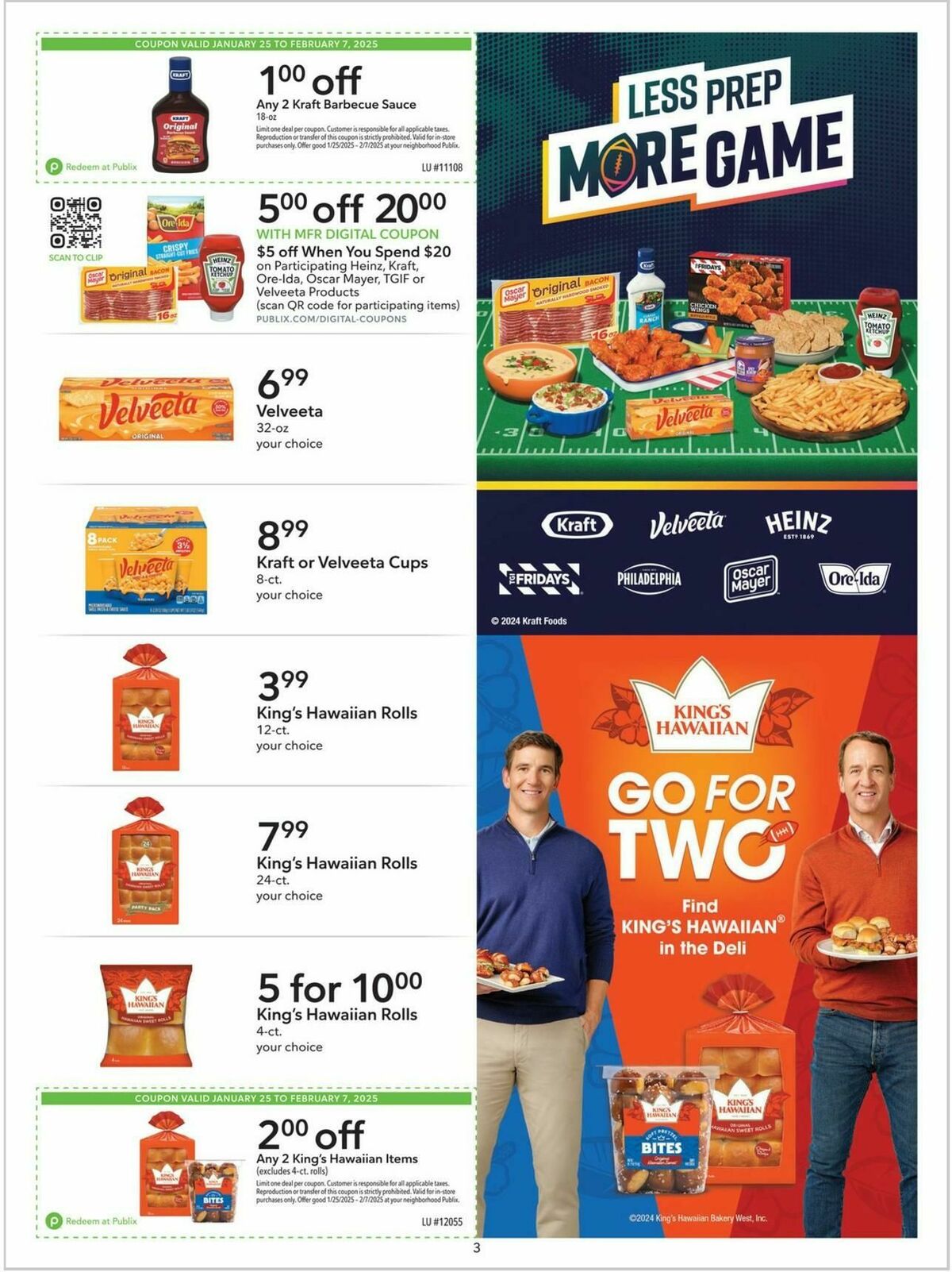 Publix Extra Savings Weekly Ad from January 25