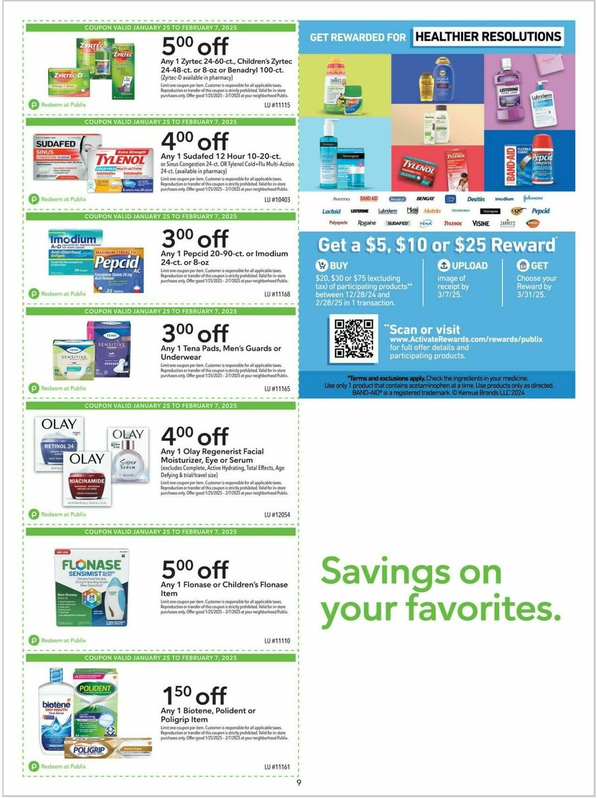 Publix Extra Savings Weekly Ad from January 25