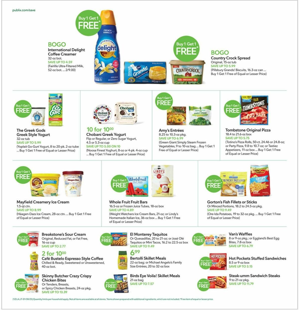 Publix Weekly Ad from January 30