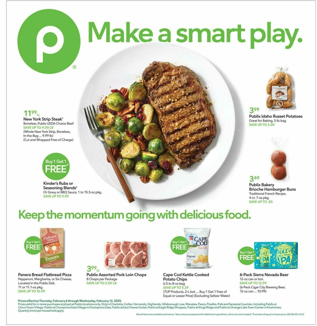 Publix Weekly Ad from February 6
