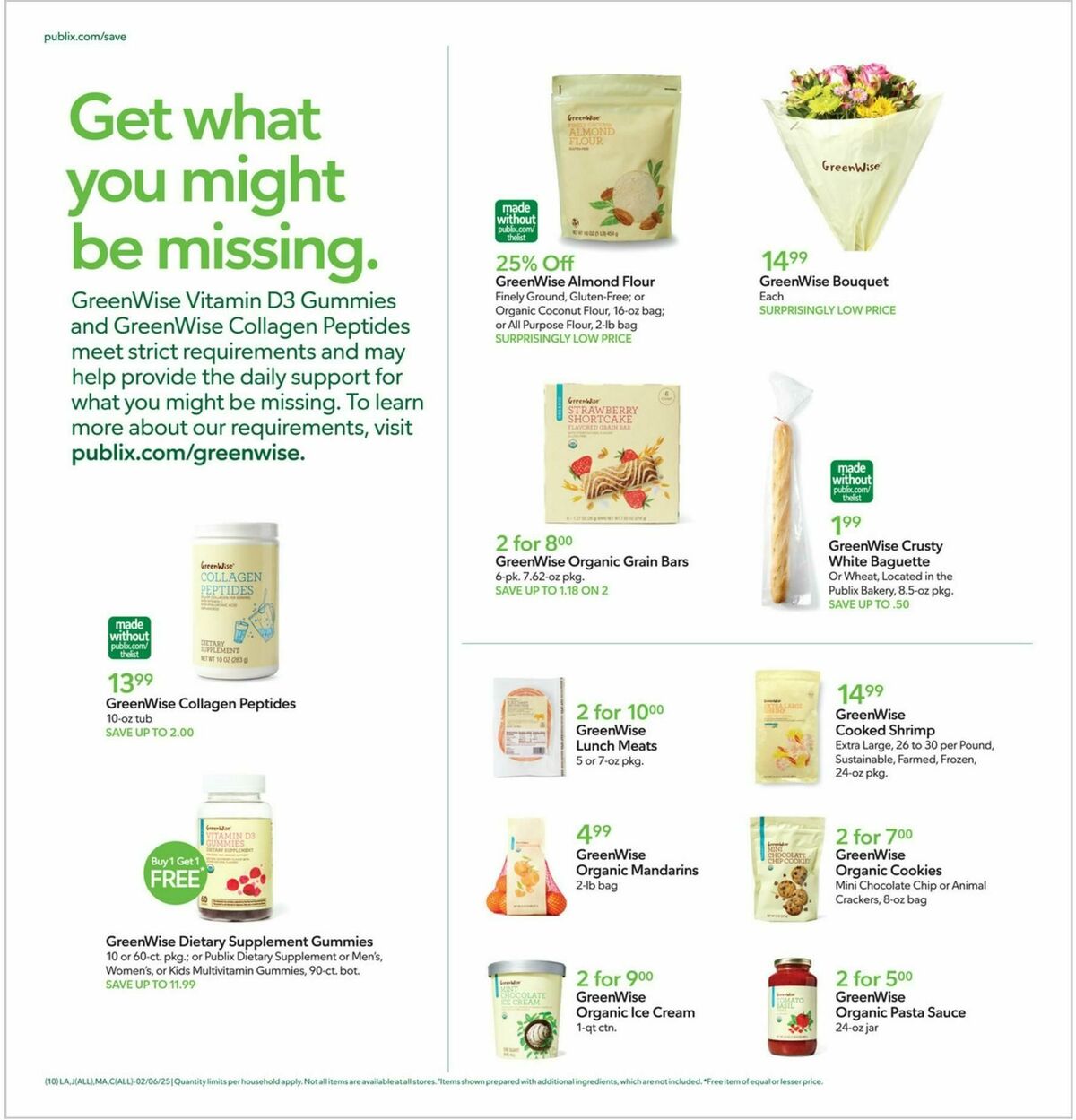Publix Weekly Ad from February 6