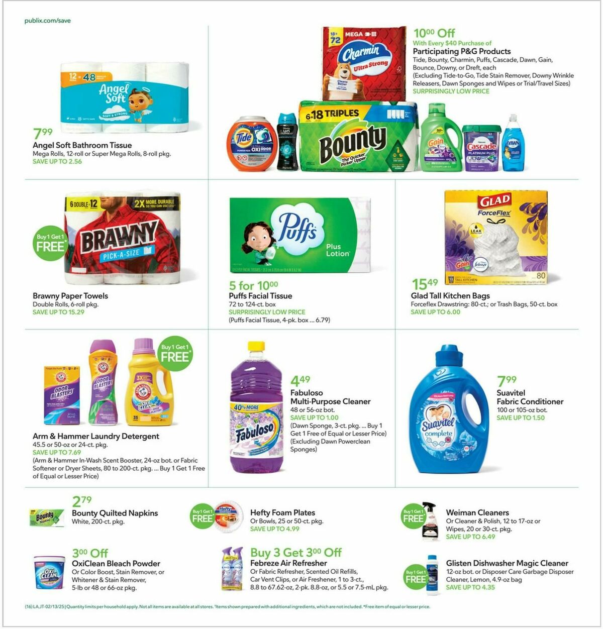 Publix Weekly Ad from February 13