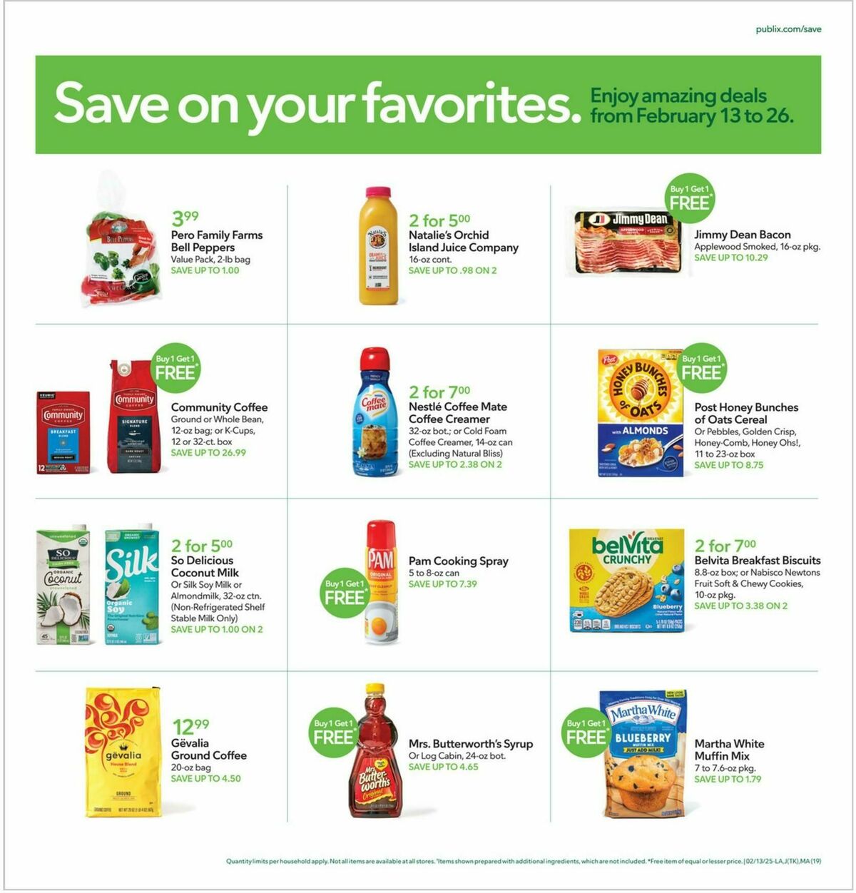 Publix Weekly Ad from February 13