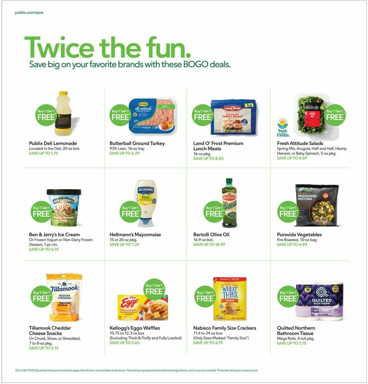 Publix Weekly Ad from February 13