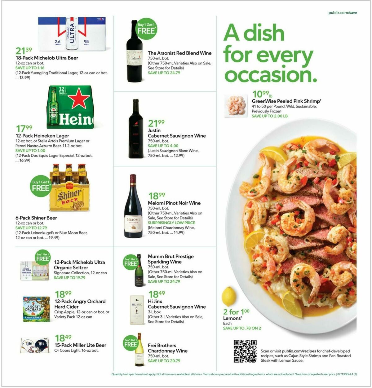 Publix Weekly Ad from February 13