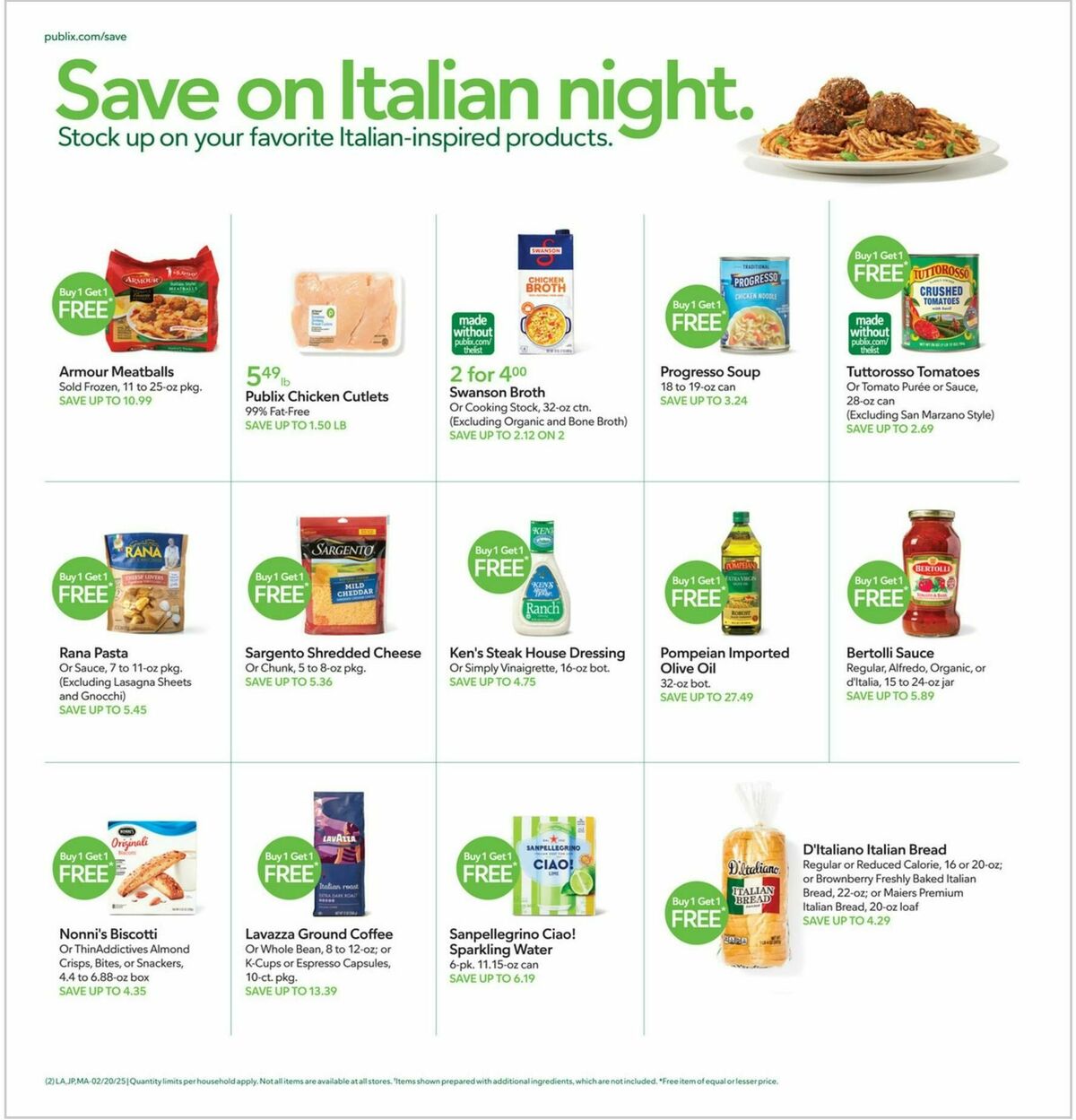 Publix Weekly Ad from February 20