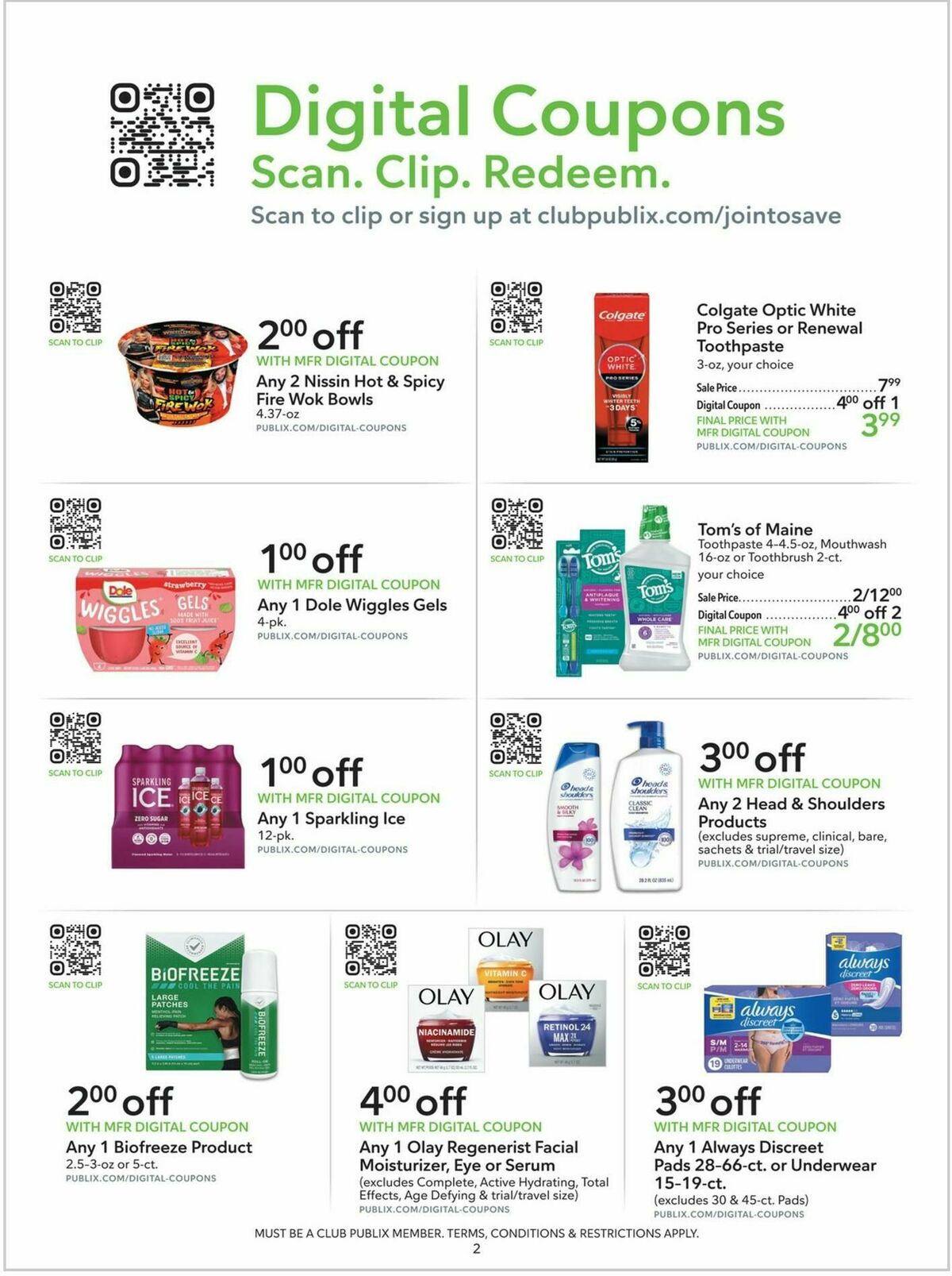 Publix Extra Savings Weekly Ad from February 22