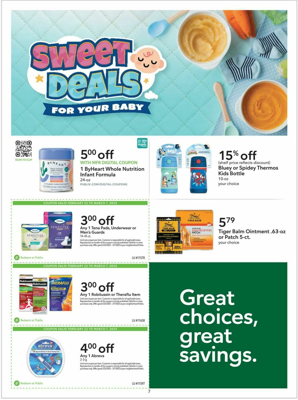 Publix Extra Savings Weekly Ad from February 22