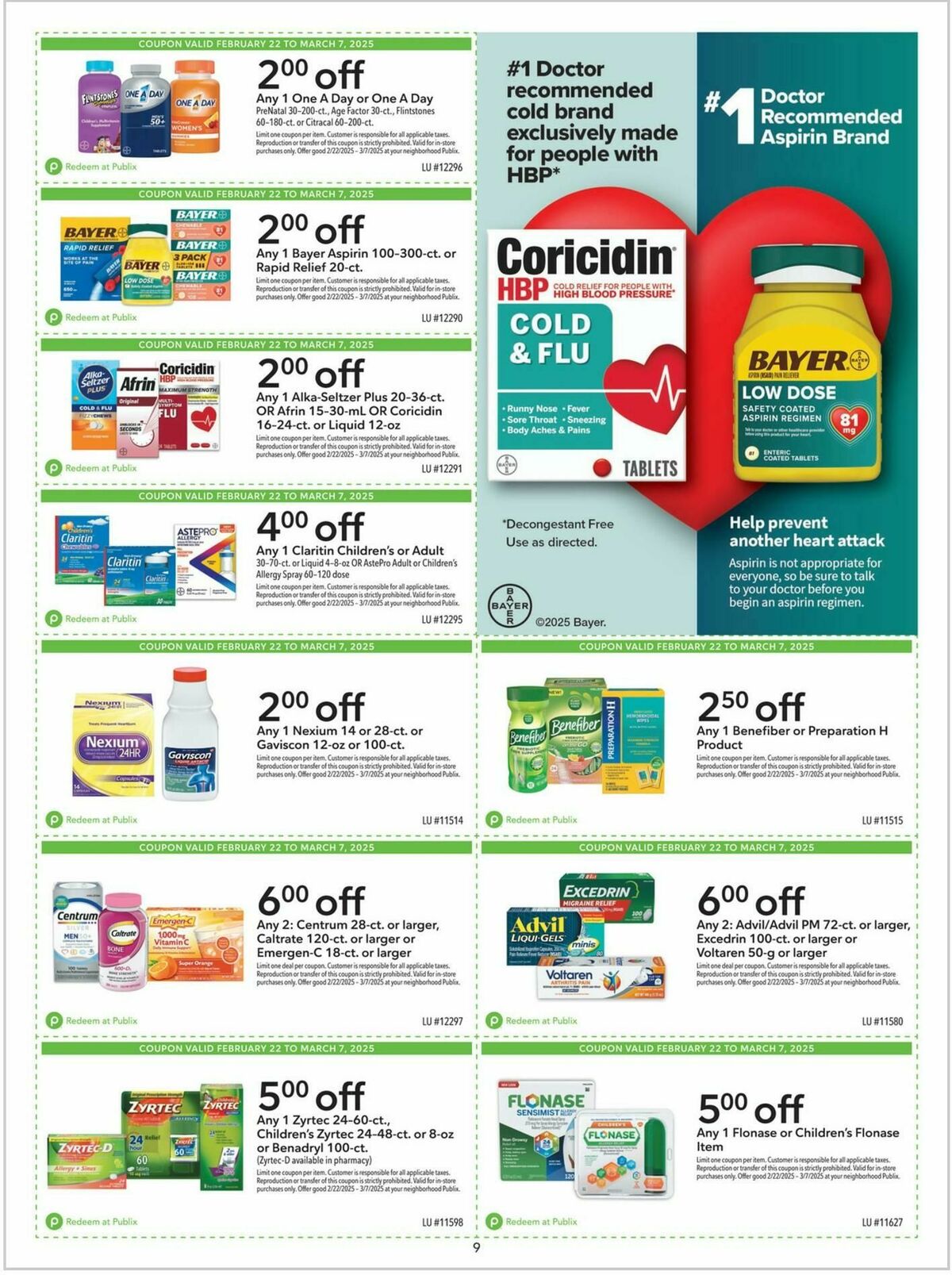 Publix Extra Savings Weekly Ad from February 22