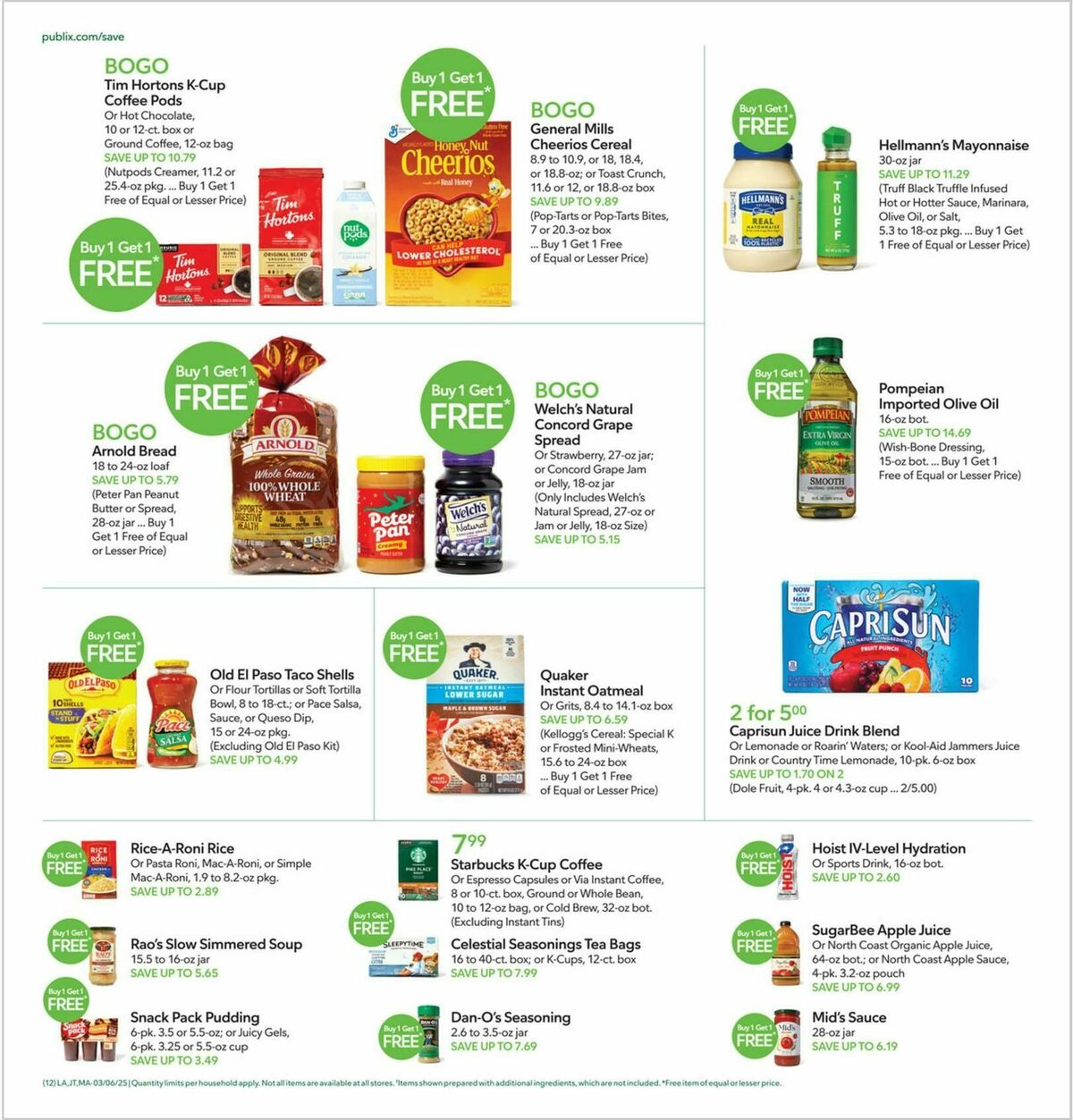 Publix Weekly Ad from March 6