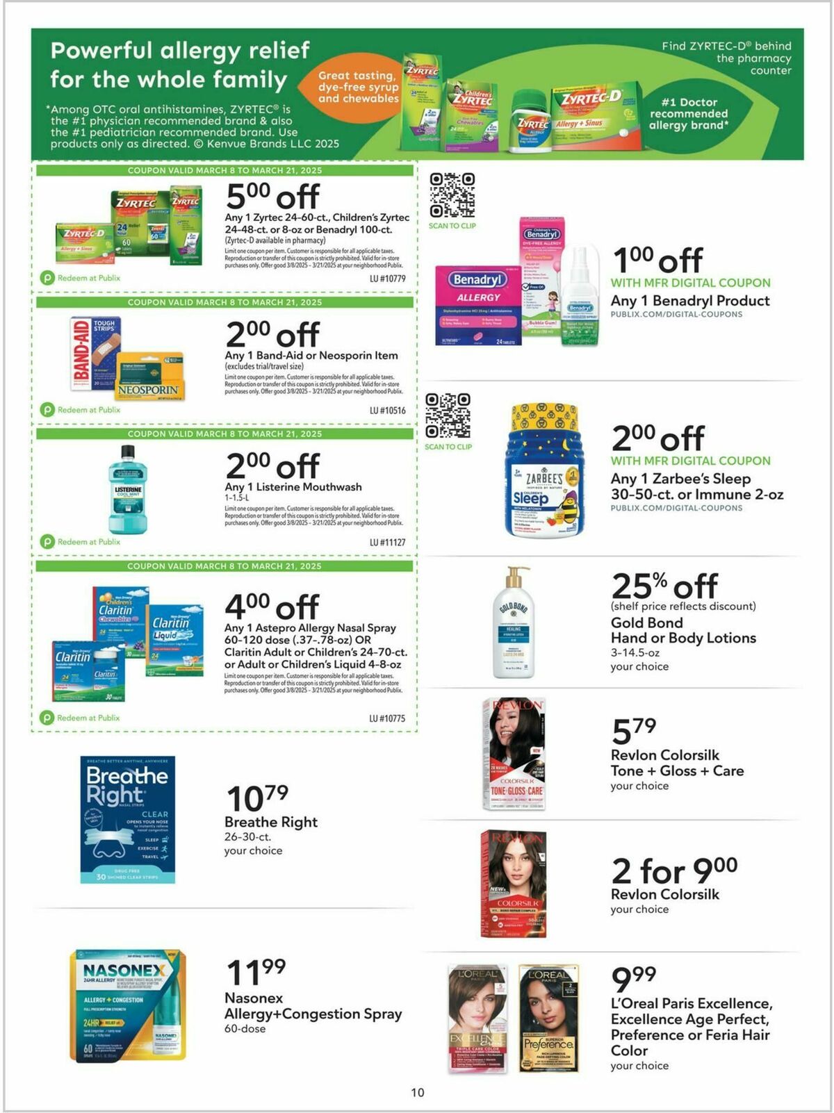 Publix Extra Savings Weekly Ad from March 8