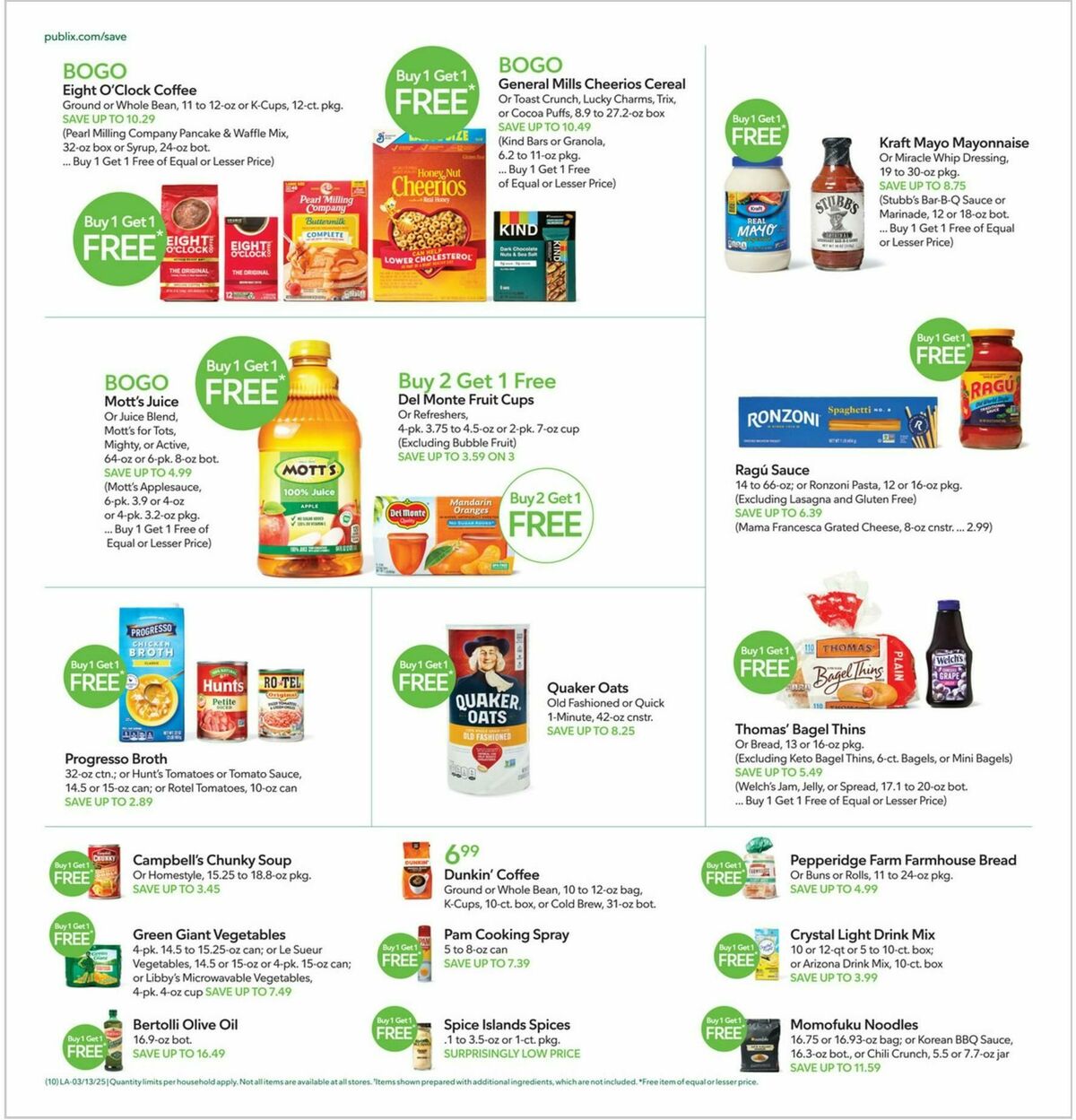 Publix Weekly Ad from March 13