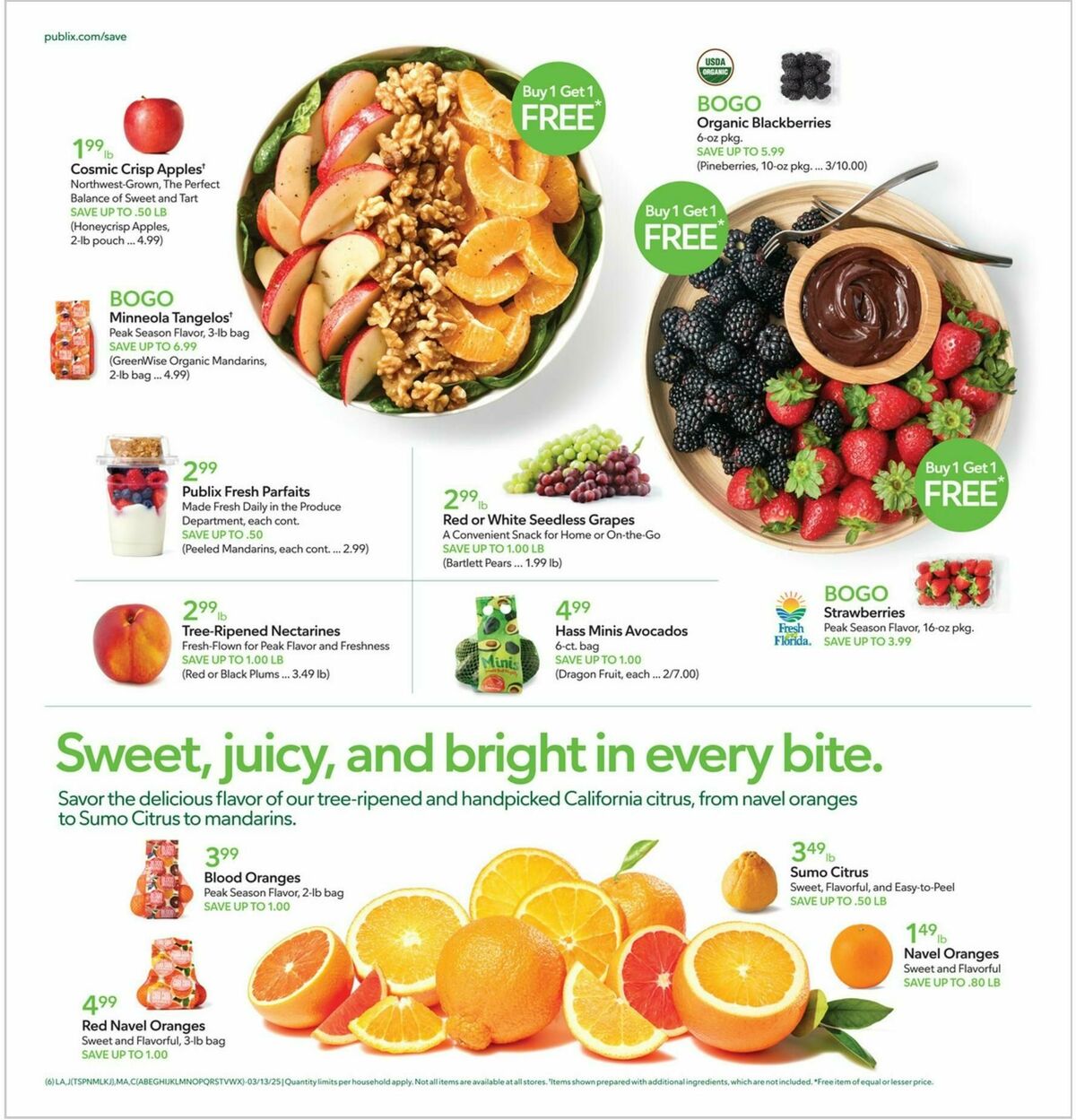 Publix Weekly Ad from March 13