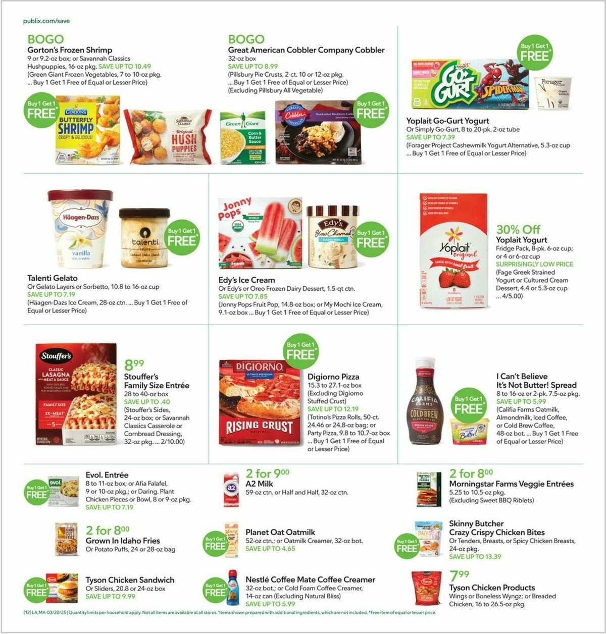 Publix Weekly Ad from March 20