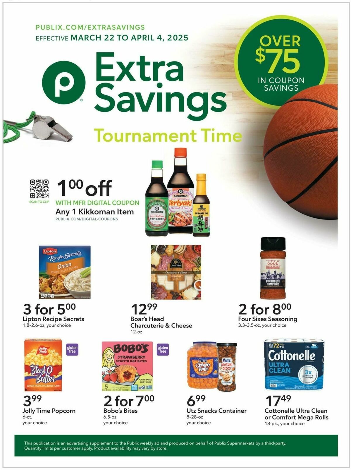 Publix Extra Savings Weekly Ad from March 22