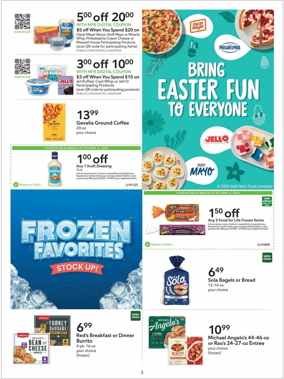 Publix Extra Savings Weekly Ad from March 22