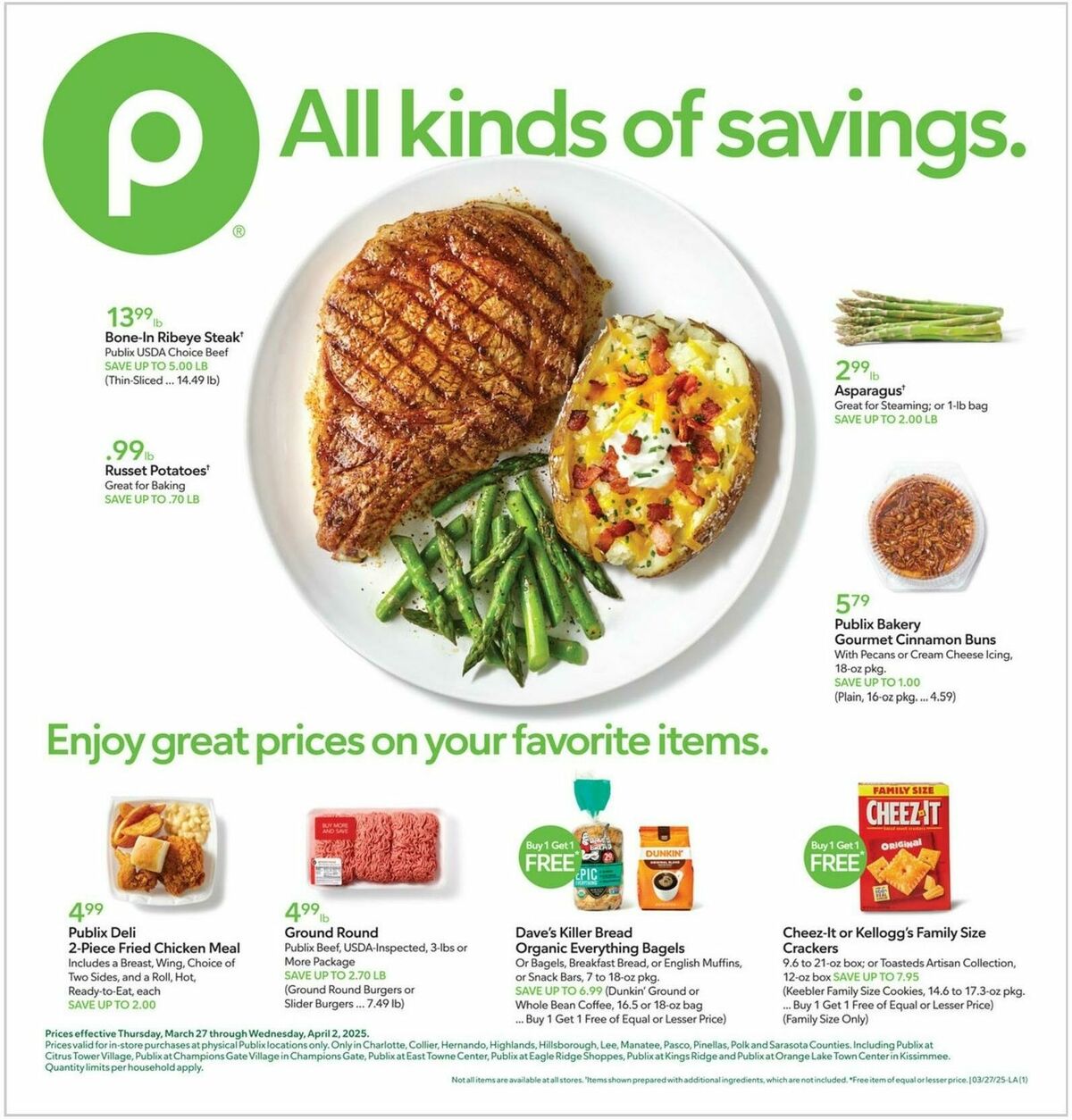 Publix Weekly Ad from March 27