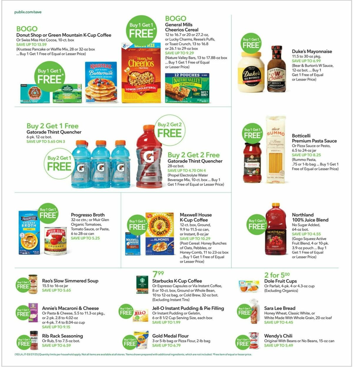 Publix Weekly Ad from March 27