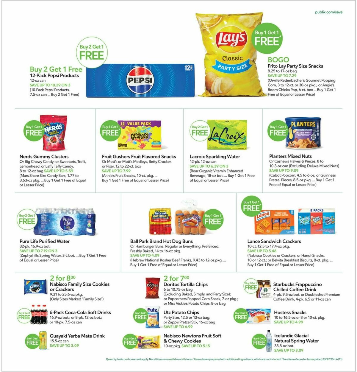Publix Weekly Ad from March 27