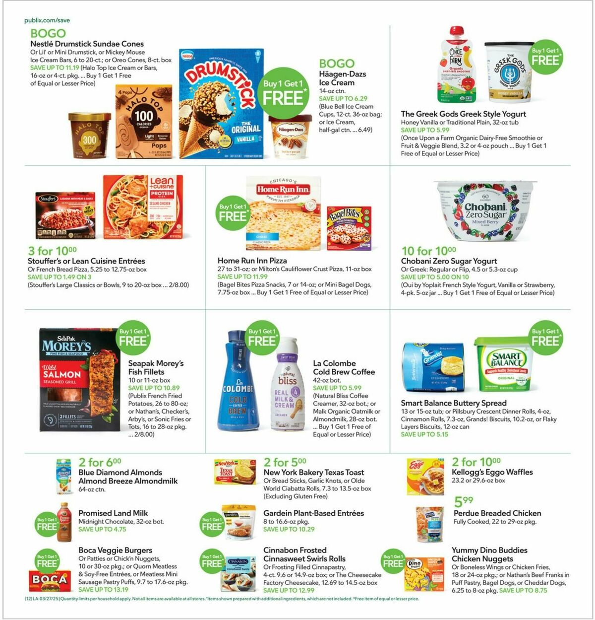Publix Weekly Ad from March 27