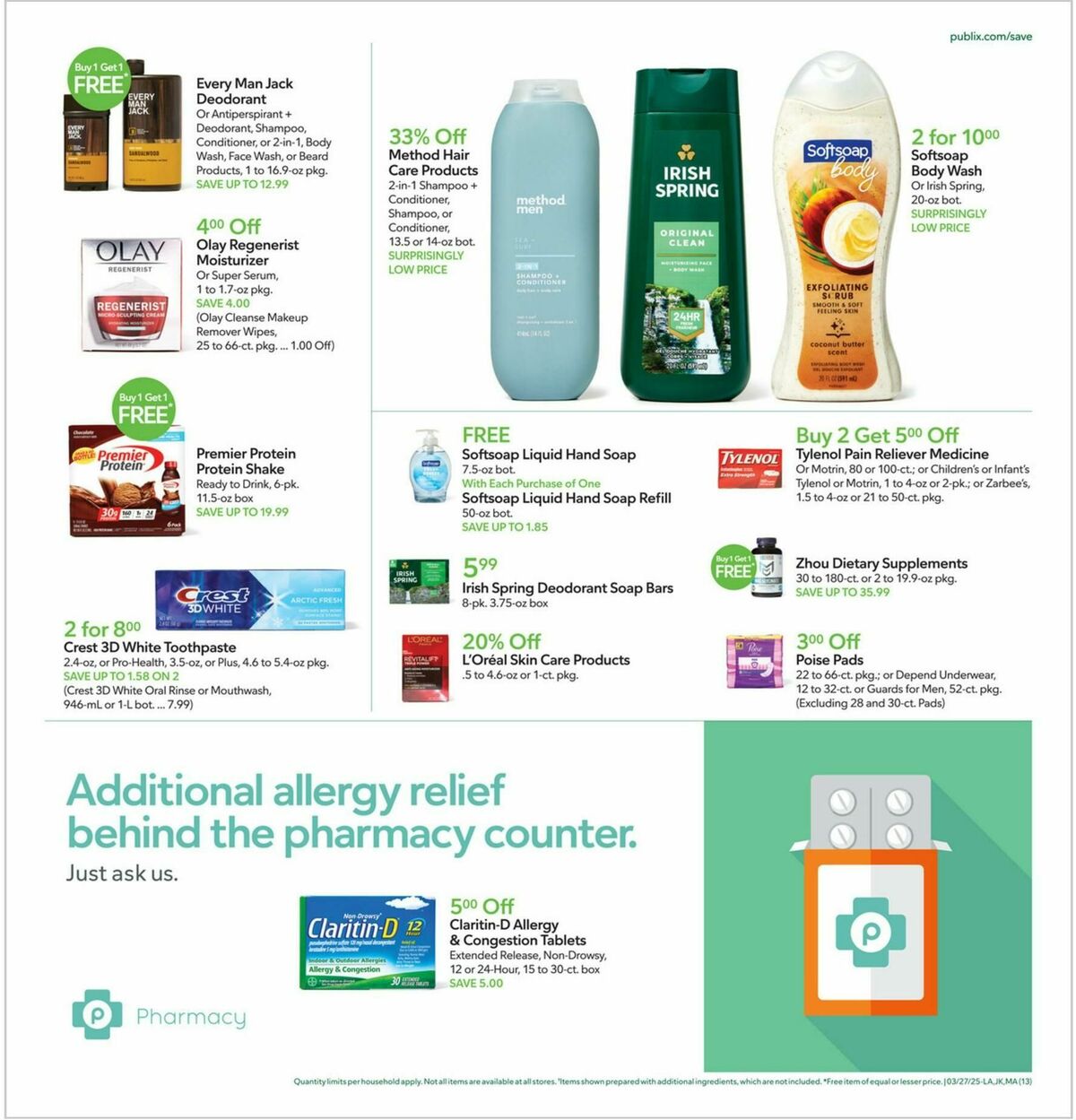 Publix Weekly Ad from March 27