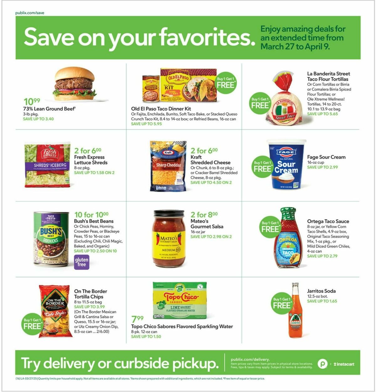 Publix Weekly Ad from March 27