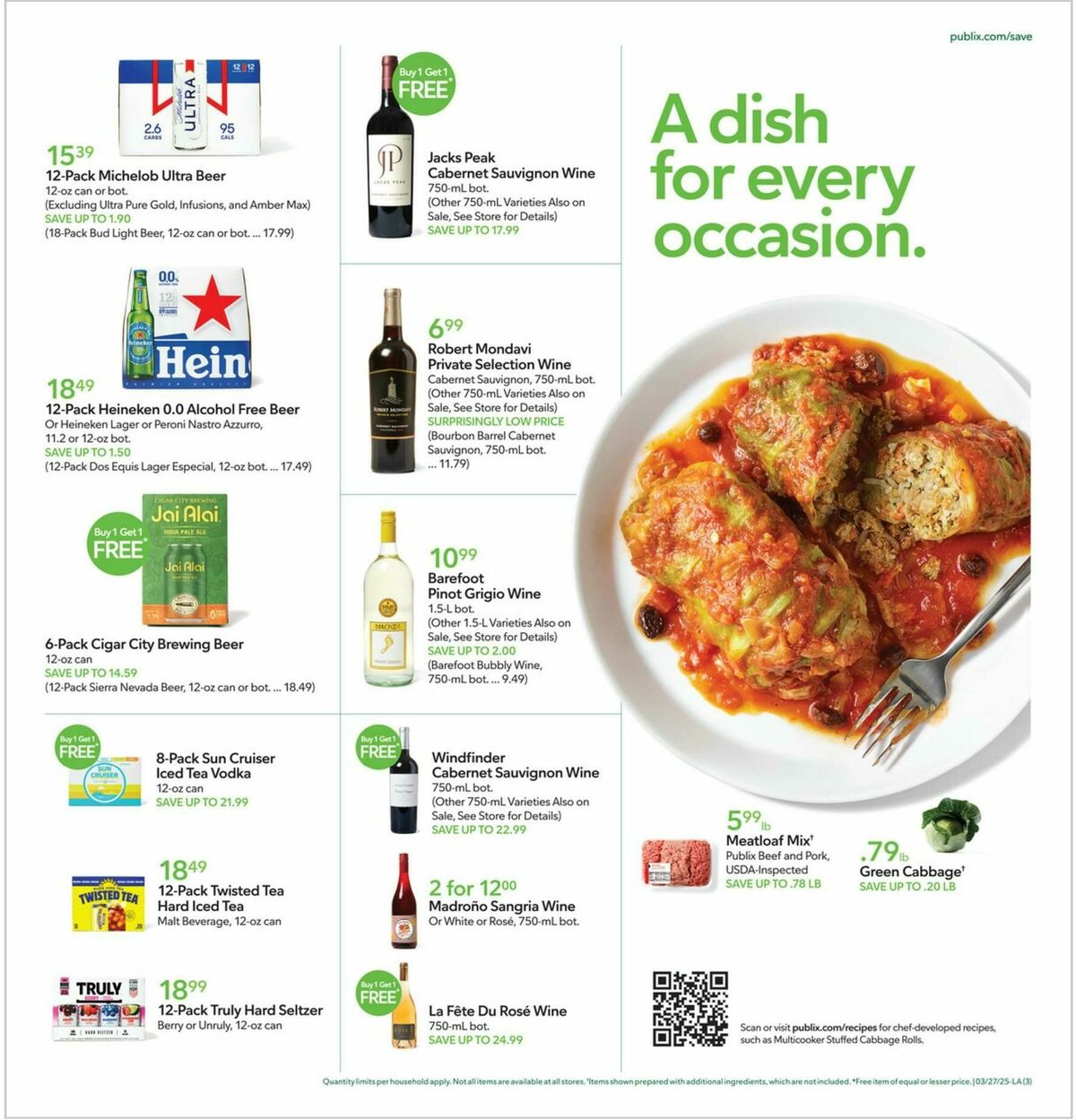 Publix Weekly Ad from March 27